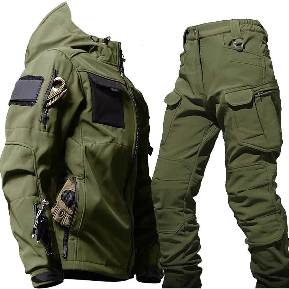 Nordfall - Ensemble cargo extérieur imperméable et coupe-vent
