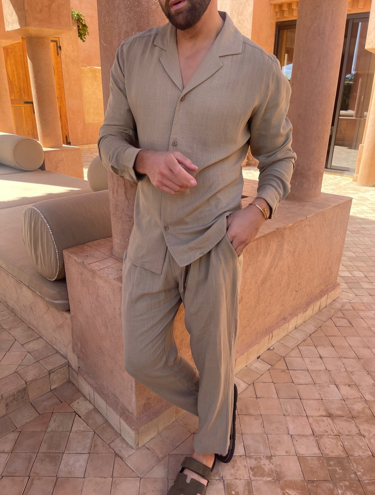 Tim – Ensemble estival en lin pour homme